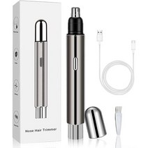 일본직발송 2. 명성 코모 커터 USB 충전식 전동 커터 면도기 1대 다역 맨즈 코털 잘라 수염 눈썹 귀모 커, One Size, One Color