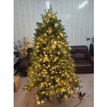 고급 고밀도 PE 크리스마스 장식 무장식 트리 나무, 럭셔리 1.2m 순수 PE200 램프