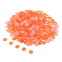 GHSHOP 벨트 드레스 장식에 대 한 288pcs Flatback 크리스탈 라인 석 비즈, 플라스틱, 레드 오렌지