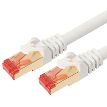 NEXi CAT8 SFTP 기가비트 인터넷연결 고속 랜케이블 공유기 모뎀 네트워크 연결선, 10m, 1개