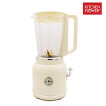 키친플라워 믹서기 KEM-615RT 레트로 대용량 1.5L 아이보리