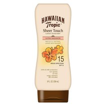 Hawaiian Tropic Sheer Touch 로션 자외선 차단제 울트라 래디언스 SPF 15 226.8g8온스