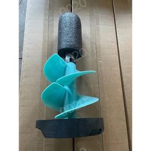 아이스오거 빙어낚시 얼음뚫기 아이스드릴 얼음낚시 8인치, 8인치 미니 플로팅 싱글 드릴 비트(블루)