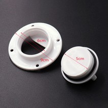 범용 보트 드레인 스커퍼 데크 마운트 마개 스토퍼 아웃렛 밸브 90mm 플러그 스크류 캡 피쉬 웰, 한개옵션0