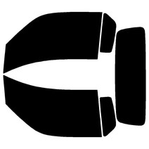 로톰 포터2 04년~현재 측후면 썬팅필름 RTF-1S, 5%, 옆유리, 현대