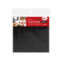 자석(조각고무/검정) 0630 고무자석 25x10 (mm) 90개입, 6개
