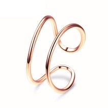 물고기반지 여성 패션 스테인레스 스틸 반지 빈티지 핑키 링 Dainty stackable Round midi Rings 보석
