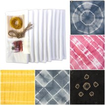 손수건 10인용 Full 세트 / 천연염색 체험용 키트 / 만들기 재료 / 아사면 50x50cm, 02.코치닐(핑크)