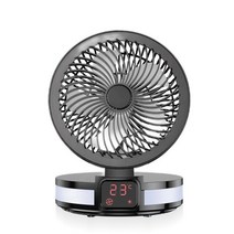 저소음 서큘레이터 선풍기 미니 USB 에어 팬 스마트 충전식 아로마 테라피 조용한 쿨러 야간 냉각 순환, 01 Black