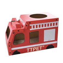 숨숨하우스 소방차 고양이 숨바꼭질 놀이 필수템 냥이장난감 고양이발톱