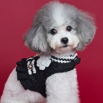 체리스 강아지 가슴줄 카멜리아 하네스, 블랙