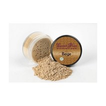 베이지 파운데이션 미네랄 메이크업 매트 항아리 맨살 시어 파우더 커버, 5 gram Sample Size Jar