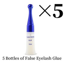크림 퍼밍 속눈썹 연장 접착제 스트립 칼리아 리프트 케어 단백질 15ml, [03] 5 Bottles