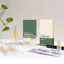 [1+1] 특허받은 내성발톱 교정 자가치료 의료기기 세트, 발톱영양제 1개, 20mm세트