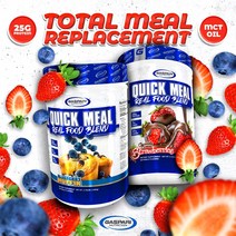 가스파리 퀵밀 한끼 쉐이크 식사대용 단백질 보충제 초코 딸기 블루베리 맛 1.25kg, 1개, 블루베리 25회분