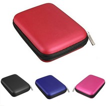 외장CD롬 광학 드라이브 케이스 휴대용 휴대용 커버 2 5인치 usb hdd 하드 디스크 보호 가방, 검은색