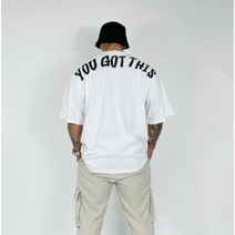 헬스오버핏 큰옷 피트니스 라운드 면 빅사이즈 무지 헬스티셔츠 3XL