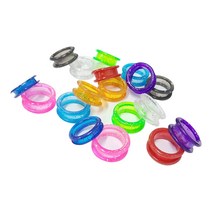 Beauty&Pet 가위 고무링 (글리터 버전), 주황 (2개 1SET)