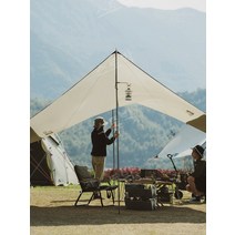 홀리데이타프 타프스크린 생활방수 자외선차단 대형사이즈, 아이보리 버터플라이 헥스 미디엄