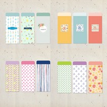 예닮 마음을담은 돈봉투 용돈봉투 명절 부모님용돈 현금봉투 칼라봉투 예쁜 팬시 감사봉투 답례 어버이날 용돈봉투 규격 소봉투 봉투인쇄 제작, 2세트