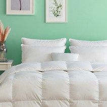 프리미엄 헝가리 구스베개솜, 화이트60수베개커버