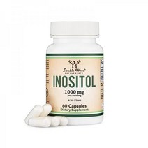 Double Wood Supplements 이노시톨 캡슐 1000mg 60개 더블우드