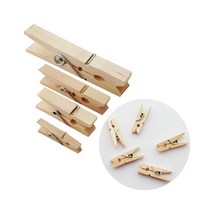 유니아트 5000 나무집게 (칼라), 특대