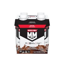 머슬 밀크 라이트 단백질 쉐이크 초콜릿맛 11oz (4팩)
