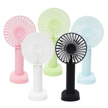 러블리투데이 핸디형 미니윈디 휴대용 선풍기 탁상겸용, 라임