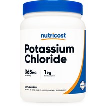 포타슘 클로라이드 1kg 무맛 1병, 단품, 단품