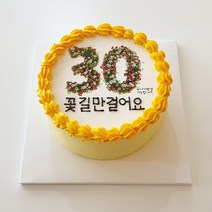 케이크어위시 꽃길만 걸어요 포토 레터링 케이크 여친 100일 천일 오백일 결혼기념일 부모님 생신 지인 택배로받는 생일 축하 기념일 케익전국 서울 부산 배송, 블루베리 맛 1호, 블루, 주문일기준 2일후 수령(예 일요일 주문-화요일 수령)