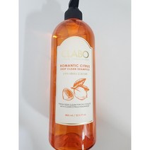 애경 클라보 ClABO 로맨틱 시트러스 샴푸 960ml 무실리콘 갈라짐 끊어짐 펌 염색 극 손상 모발 고영양 두피케어, 3개