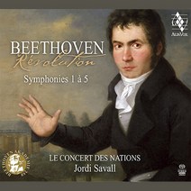 핫트랙스 LUDWIG VAN BEETHOVEN - REVOLUTION: SYMPHONIES 1-5/ LE CONCERT DES NATIONS JORDI SAVALL [SACD HYBRID] [베토벤: 교향곡 1-5번 | 르 콩세르 드 나시옹 조르디 사발]