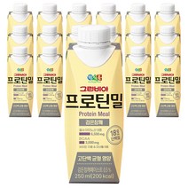 베지밀 그린비아 프로틴밀 검은참깨, 250ml, 18개