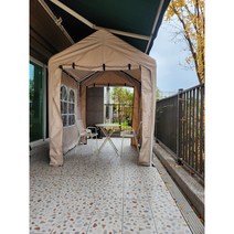 캐노피 천막 장박 텐트 매쉬창 노점 몽골텐트 가제보 행사용 옥상 다용도 조립식 풀세트 바닥 물주머니 추가, 일반형3x3