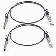 2팩 시스코 SFP-H10GB-CU2M 유비퀴티 디링크 화웨이 인텔 머라키 미크로틱 넷기어 TP-Link 등을 위한 2m/6.56피트 10G 직접 연결 구리 케이블