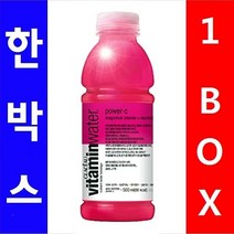 코카)비타민워터 파워씨 1박스(12병) 음료 여름 에너지 차 비타민, 1