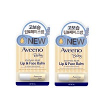 아비노베이비 수딩 릴리프 립 앤 페이스 밤, 4g, 2개