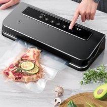 블랙 심플 초강력 밀봉 무선 진공 포장기 가정용 배달 수비드 자동 버튼 간편살림