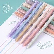 양방향볼펜/형광펜세트/형광펜/6P/사인펜/싸인펜/문구/다꾸/6컬러/속건성잉크/다이어리/볼펜/사은품/판촉, 설탕세트(WD-600)