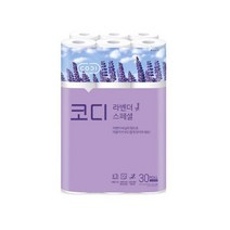 코디 라벤더 스페셜 3겹 롤화장지 30m, 30롤, 3팩