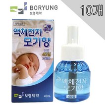 보령제약 액체전자모기향 교체용(45일) 모기/파리, 10개