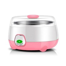 요거트 메이커 요구르트 미니 자동 기계 발효기 스테인레스, Pink