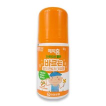 해피홈 아웃도어 롤온(50g) 바르는 모기기피제 모기퇴치 해충 진드기, 단품