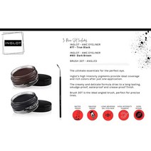 The Beauty Box INGLOT 아이라이너 번들 - AMC 젤 90 77 및 브러시 30T 3피스 801490