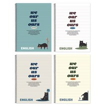 VJSLVKSL 영어노트(8개) 더캣 재고2501EA, 퍼니파니쿠팡 본상품선택