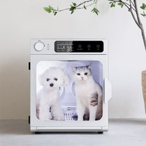 소형 건조기 펫드라이룸 붐펫 강아지 고양이 애견 털, 화이트 1500 5.0허리케인 2