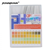 수분측정기 농도측정기 100 스트립상자 ph 테스트 스트립 0-14 스케일 프리미엄 리트머스 테스터 용지 ph 테스트에 이상적인 물 40, 1 세트
