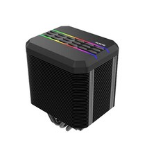 ALSEYE CPU 쿨러 M90 특수 숨겨진 팬 설계 ARGB 라이트 효과 커버가있는 공냉식 CPU 쿨러 인텔 및 AMD 플랫폼 모두와 호환 가능