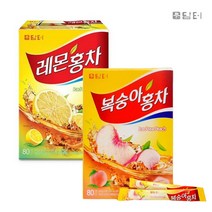 담터 홍차 80T/ 레몬 복숭아/ 시원한 아이스티/ 음료 정품 아이들 누구나 좋아하는 몸에좋은 탕비실 사무실 영양차, 대량등록 쿠팡 담터 레몬홍차 80T